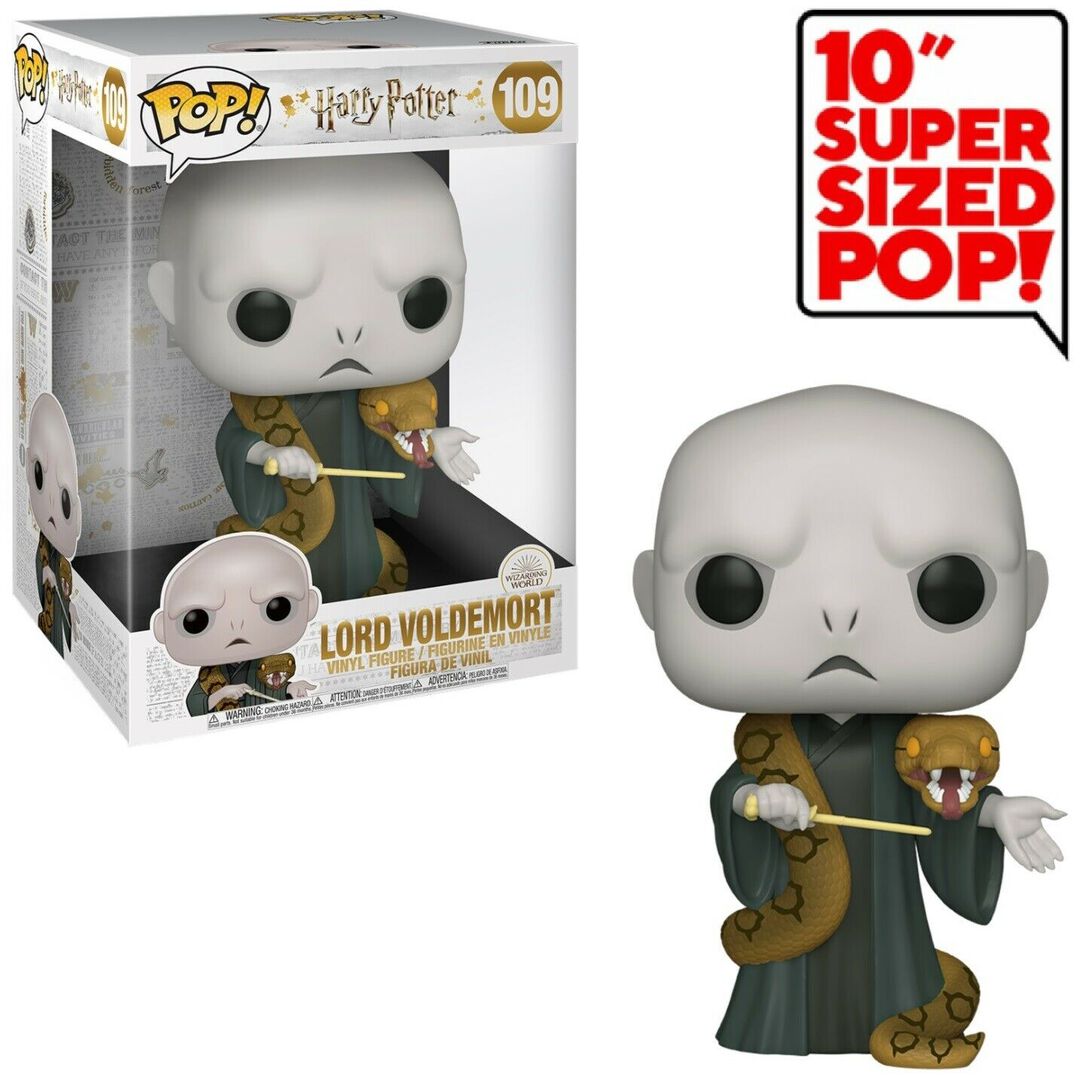 Figurine Funko Pop! N&deg;109 | Harry Potter | Voldemort & Nagini 25 Cm